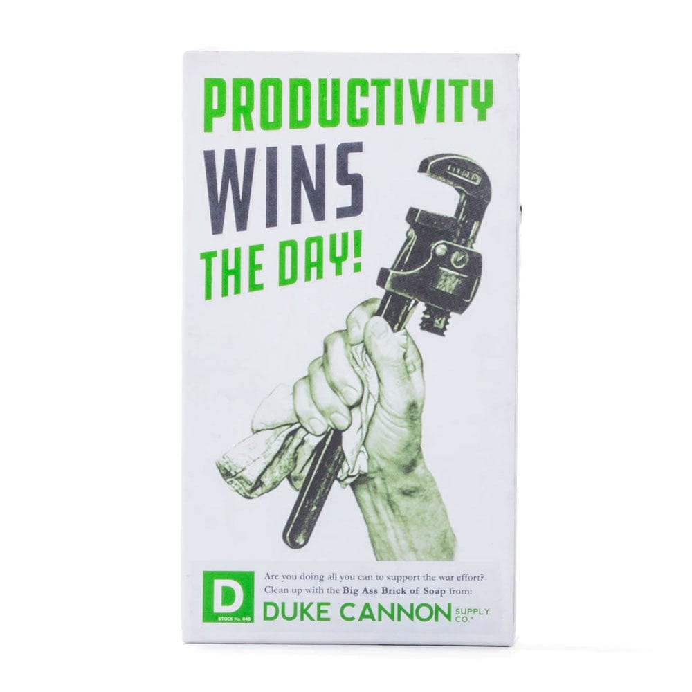 Duke Cannon Supply Co. Big Ass Brick of Soap - Productivity (Energizing Mint)