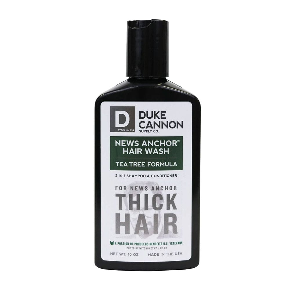 Duke Cannon News Anchor 2-in-1 Hair Wash Tea Tree Formula
